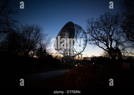 Les universités de Manchester' télescope Lovell de Jodrell Bank dans Cheshire UK Banque D'Images