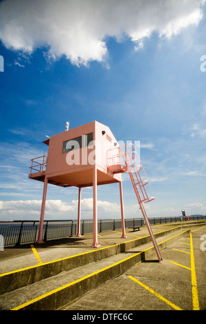 Barrage de Cardiff, Cardiff Bay. Banque D'Images