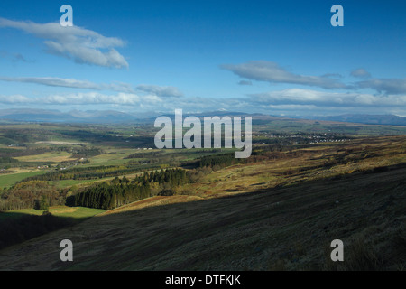 Les hautes terres du sud du sommet de Dumgoyne, Stirlingshire Banque D'Images