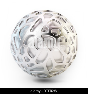 Abstract metal structure de maillage 3D Banque D'Images