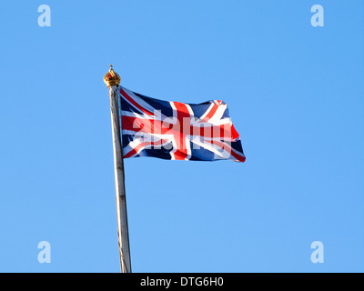 Union Jack drapeau national du Royaume-Uni (UK) Banque D'Images