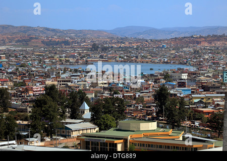 Antananarivo, Tana, Madagascar / lac Anosy Banque D'Images