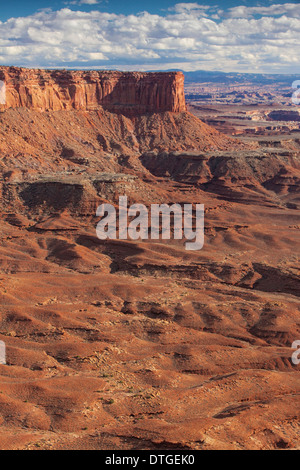 Point Murphy et Soda Springs dans le bassin de la rivière Verte Vue à Canyonlands National Park, en Utah. Banque D'Images