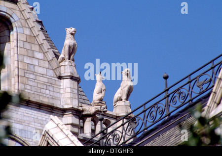 Vue détaillée de bête conçu par Alfred Waterhouse Waterhouse pour le bâtiment Banque D'Images