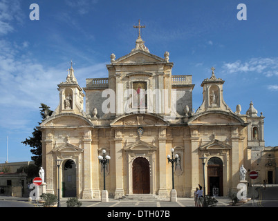 Collégiale de Saint Paul, Rabat, Malte Banque D'Images