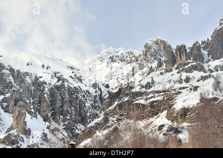 Pic de grigna sud vue depuis canalone porta Banque D'Images