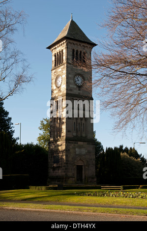 Friary Tour de l'horloge, Lichfield, Staffordshire, England, UK Banque D'Images