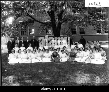 École d'été de l'Université de Miami Cours d'anglais en 1911 Banque D'Images