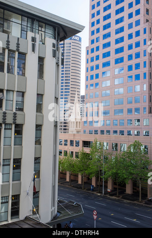 Le centre-ville d'Auckland, Nouvelle-Zélande Banque D'Images