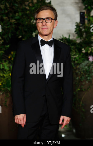 Christoph Waltz arrive pour les British Academy Film Awards 2014 After Party à l'hôtel Grosvenor. Banque D'Images