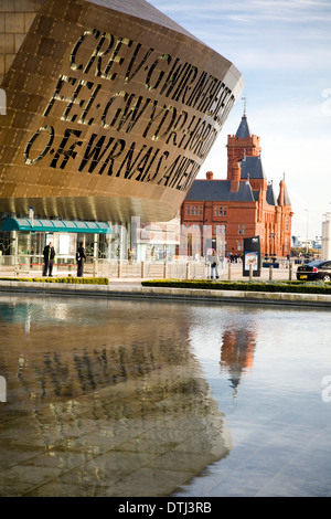 WALES Millennium Centre, Cardiff. Banque D'Images