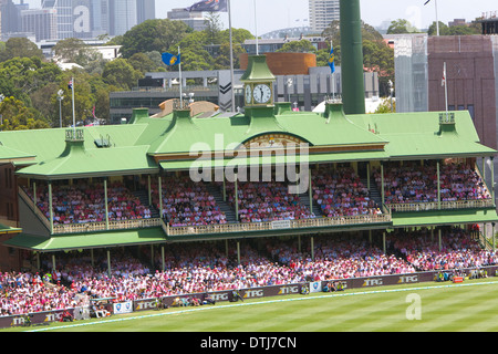 Journée rose au terrain de cricket de sydney pendant le 5ème test des cendres en janvier 2014, Sydney, Australie Banque D'Images