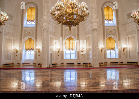 Georgievsky Hall du Palais du Kremlin, Moscou Banque D'Images