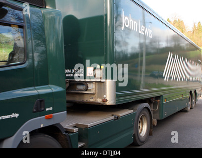 Un camion articulé John Lewis Banque D'Images