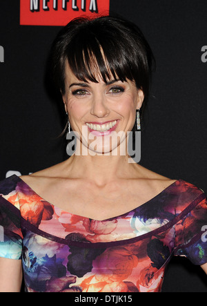 CONSTANCE ZIMMER actrice US en février 2014. Photo Jeffrey Mayer Banque D'Images