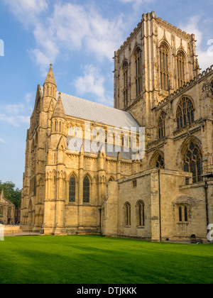 La cathédrale de York, York, Yorkshire, UK. Banque D'Images