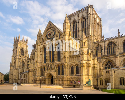 La cathédrale de York, York, Yorkshire, UK. Banque D'Images