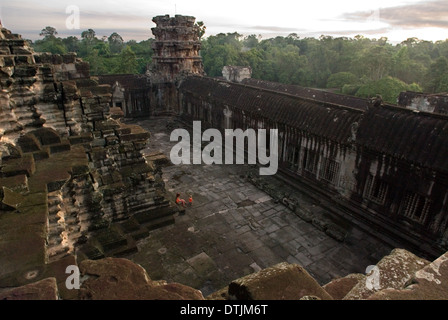 L'arrière de Angkor Wat. Angkor au Cambodge. Les temples d'Angkor, construit par la civilisation khmère entre 802 et 1220, les AD Banque D'Images