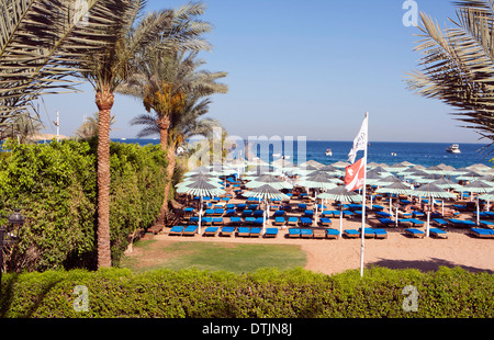 Ghzala beach à Sharm Egypte Banque D'Images