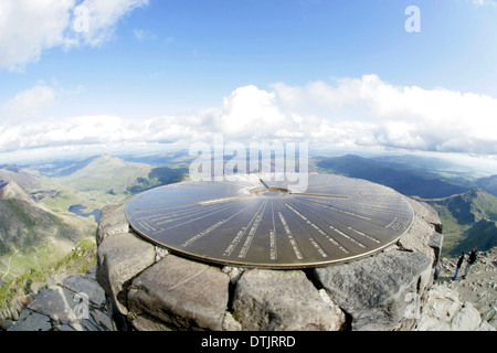 Snowdon, au nord du Pays de Galles. Banque D'Images