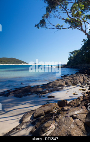 Fingal Beach ou Fingal Bay Port Stephens Nouvelle Galles du sud , Australie Banque D'Images