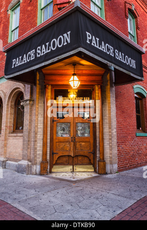 Le Palace Saloon/entrée, Fernandina Beach, Floride Banque D'Images