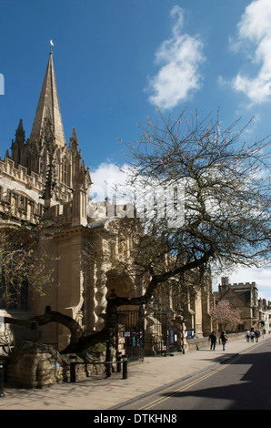 Église de l'Université de St Marie la Vierge Oxford High Street Banque D'Images