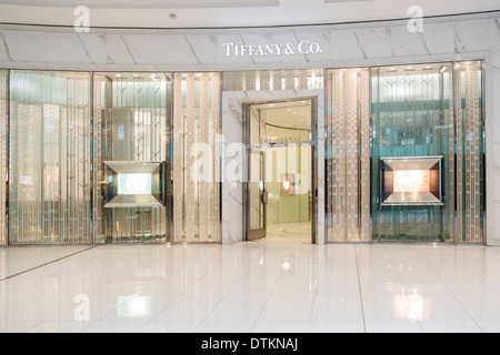 Tiffany And Co boutique dans le centre commercial de Dubaï Émirats Arabes Unis Banque D'Images