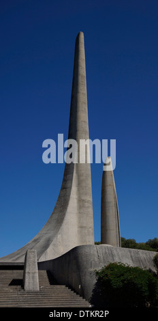 Le Monument de la langue afrikaans ( Die Lexiques Taalmonument) est situé à Paarl, Province de Western Cape, Afrique du Sud. Banque D'Images