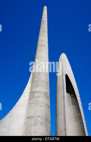 Le Monument de la langue afrikaans ( Die Lexiques Taalmonument) est situé à Paarl, Province de Western Cape, Afrique du Sud. Banque D'Images