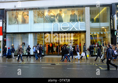 Magasin de vêtements à côté d'Oxford Street, Londres Banque D'Images