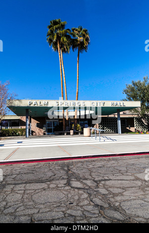 L'Hôtel de ville de Palm Springs Banque D'Images