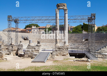 Théâtre romain d'Arles, Provence, France. Banque D'Images