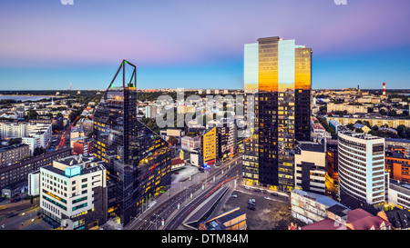 Tallinn, Estonie à la nouvelle ville. Banque D'Images