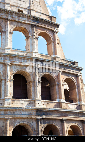 Détail de Colisée à Rome, Italie Banque D'Images