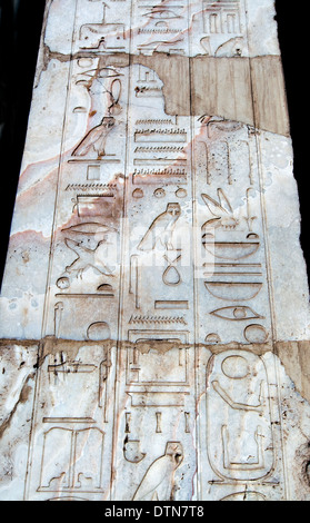 Egypte,Luxor Karnak,Open Air Museum:vue de la chapelle d'albâtre d'Aménophis I Banque D'Images
