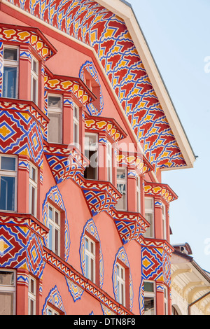 Capitale slovène avec charme et l'harmonie des jeunes de l'architecture magnifique Banque D'Images