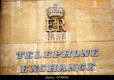 L'échange téléphonique,Sneinton, Nottingham, Royaume-Uni. Banque D'Images