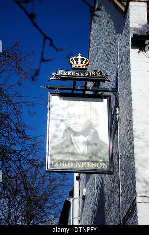 Lord Nelson,Sneinton Dale, Nottingham, Royaume-Uni. Banque D'Images