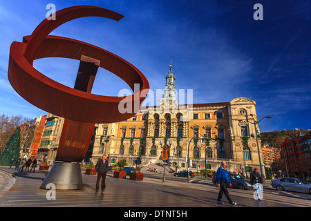 Variante Ovoide de la Desocupacion de la Esfera, Bilbao (Espagne) Banque D'Images