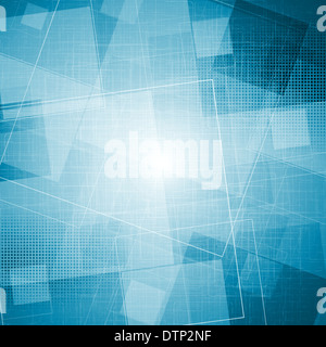 Abstract vector grunge bleu texture. Vecteur conception Tech Banque D'Images