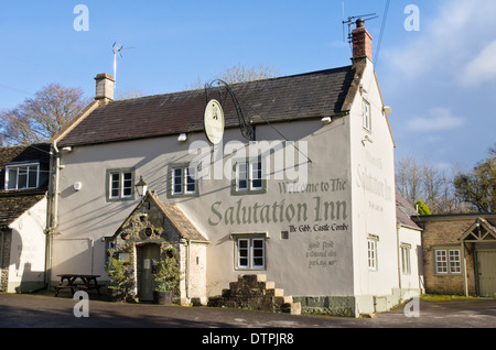 La Salutation Inn, la Gibb, Castle Combe England UK UN Country Pub Banque D'Images