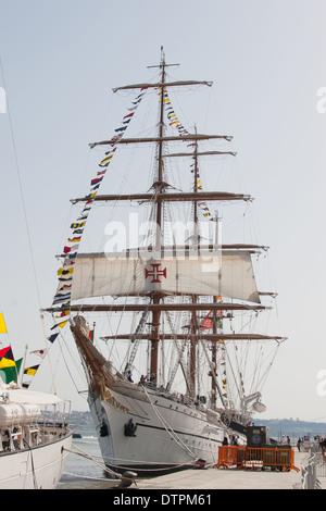 Lisbonne, Portugal - 19 juillet 2012 : course des grands voiliers Lisboa 2012 Banque D'Images