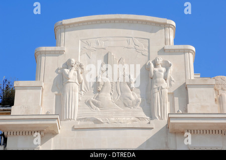 Hôtel Palais de la Méditerranée, Nice, Alpes-Maritimes, Provence-Alpes-Cote d'Azur, dans le sud de la France Banque D'Images