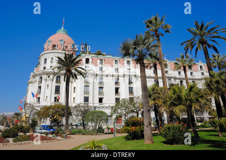 Hotel Negresco, Nice, Alpes-Maritimes, Provence-Alpes-Cote d'Azur, dans le sud de la France Banque D'Images