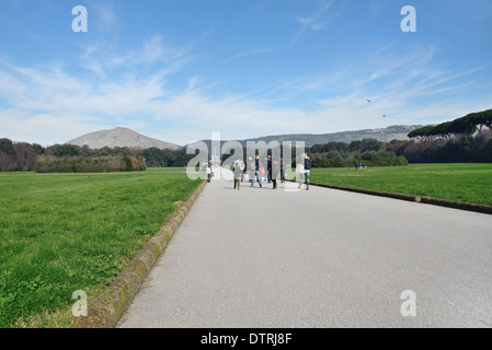 CASERTA, ITALIE- 16 février:Palais Royal est la plus grande résidence royale dans le monde avec plus de 2 millions de mètres carrés. Banque D'Images