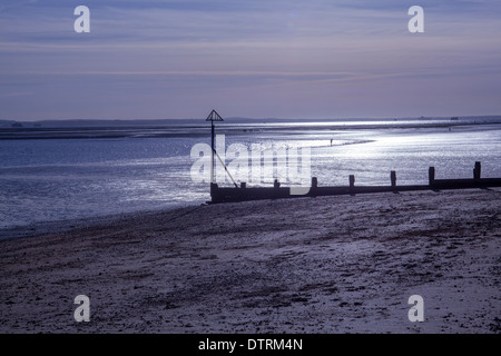 Aines, Hayling Island, Hampshire, Angleterre, Royaume-Uni Banque D'Images