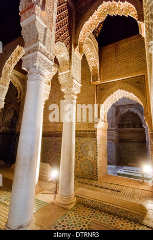 Tombes s'articule à Marrakech, Maroc. Banque D'Images