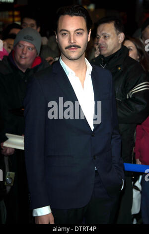 Londres, Royaume-Uni. 23 févr. 2014 : Jack Huston au WhatsOnStage Awards 2014 qui a eu lieu au Prince of Wales Theatre de Londres. Voir Li Capital Photo/Alamy Live News Banque D'Images