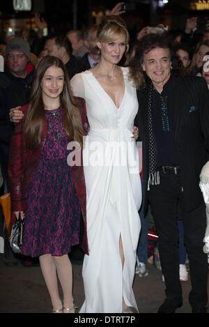 Londres, Royaume-Uni. 23 févr. 2014 : Leigh Zimmerman arrive à l'WhatsOnStage Awards 2014 qui a eu lieu au Prince of Wales Theatre de Londres. Voir Li Capital Photo/Alamy Live News Banque D'Images